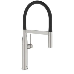 Grohe Essence New keukenkraan met uittrekbare kraanuitloop Supersteel-zwart