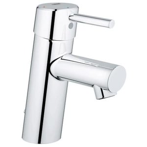 Grohe Concetto s-size wastafelkraan 28 mm met ketting Chroom