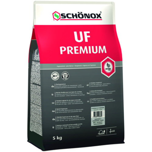 Schönox Schönox UF-premium flexibele universeel voegmortel antraciet zak 5 kg