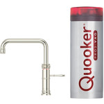 Quooker Classic Fusion square kokendwaterkraan opbouw uitloop draaibaar met Pro3 reservoir Glans nikkel Quooker Quooker Classic Fusion square kokendwaterkraan opbouw uitloop draaibaar met Pro3 reservoir Glans nikkel