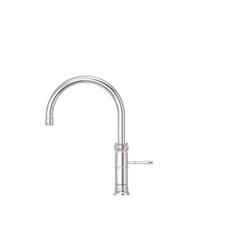 Quooker Classic Fusion round kokendwaterkraan opbouw uitloop draaibaar met Pro3 reservoir Chroom Quooker Quooker Classic Fusion round kokendwaterkraan opbouw uitloop draaibaar met Pro3 reservoir Chroom