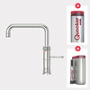 Quooker Classic Fusion square kokendwaterkraan opbouw uitloop draaibaar met Combi reservoir & Cube reservoir RVS