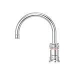 Quooker Classic Nordic round kokendwaterkraan opbouw uitloop draaibaar met Combi+ reservoir Chroom Quooker Quooker Classic Nordic round kokendwaterkraan opbouw uitloop draaibaar met Combi+ reservoir Chroom