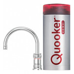 Quooker Classic Nordic round kokendwaterkraan opbouw uitloop draaibaar met Combi+ reservoir Chroom Quooker Quooker Classic Nordic round kokendwaterkraan opbouw uitloop draaibaar met Combi+ reservoir Chroom