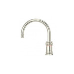 Quooker Classic Nordic round kokendwaterkraan opbouw uitloop draaibaar met Combi+ reservoir Glans nikkel Quooker Quooker Classic Nordic round kokendwaterkraan opbouw uitloop draaibaar met Combi+ reservoir Glans nikkel