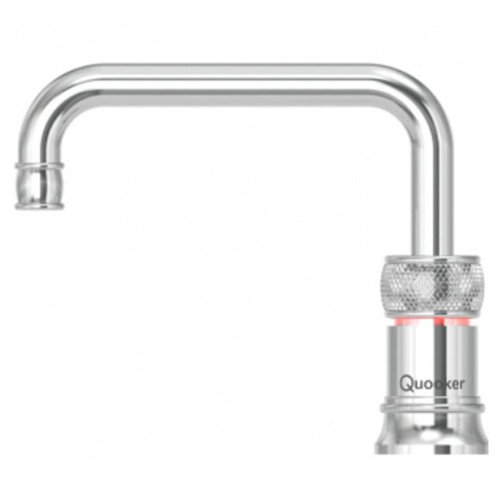 Quooker Classic Nordic square kokendwaterkraan opbouw uitloop draaibaar met Pro3 reservoir Chroom Quooker Quooker Classic Nordic square kokendwaterkraan opbouw uitloop draaibaar met Pro3 reservoir Chroom