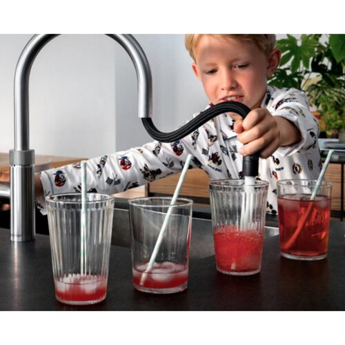 Quooker Flex keukenkraan koud, en kokend water inclusief uittrekbare uitloop met PRO3 reservoir RVS Quooker Quooker Flex keukenkraan koud, en kokend water inclusief uittrekbare uitloop met PRO3 reservoir RVS