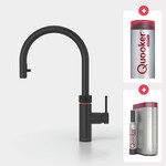 Quooker Flex kokendwaterkraan opbouw uitloop draaibaar met uittrekbare uitloop met Combi reservoir & Cube reservoir Zwart Quooker Quooker Flex kokendwaterkraan opbouw uitloop draaibaar met uittrekbare uitloop met Combi reservoir & Cube reservoir Zwart