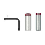 Quooker Front kokendwaterkraan opbouw met Combi reservoir & Cube reservoir Zwart Quooker Quooker Front kokendwaterkraan opbouw met Combi reservoir & Cube reservoir Zwart