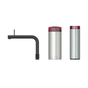 Quooker Quooker Front kokendwaterkraan opbouw met Combi reservoir & Cube reservoir Zwart Quooker Front kokendwaterkraan opbouw met Combi reservoir & Cube reservoir Zwart