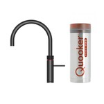 Quooker Fusion Round keukenkraan koud, en kokend water met PRO3 reservoir Zwart Quooker Quooker Fusion Round keukenkraan koud, en kokend water met PRO3 reservoir Zwart
