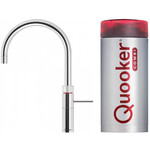 Quooker Fusion round kokendwaterkraan opbouw uitloop draaibaar met Combi+ reservoir Chroom Quooker Quooker Fusion round kokendwaterkraan opbouw uitloop draaibaar met Combi+ reservoir Chroom