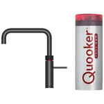 Quooker Fusion Square keukenkraan koud, en kokend water met PRO3 reservoir Zwart Quooker Quooker Fusion Square keukenkraan koud, en kokend water met PRO3 reservoir Zwart