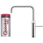 Quooker Fusion Square keukenkraan koud, warm en kokend water met COMBI reservoir RVS Quooker Quooker Fusion Square keukenkraan koud, warm en kokend water met COMBI reservoir RVS