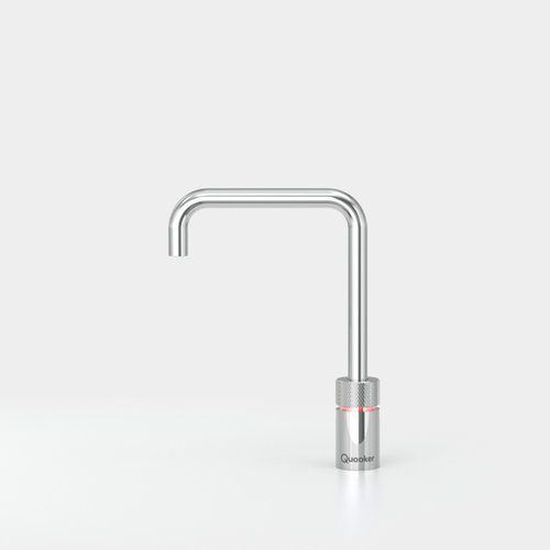 Quooker Nordic square kokendwaterkraan opbouw uitloop draaibaar met Combi reservoir & Cube reservoir Chroom Quooker Quooker Nordic square kokendwaterkraan opbouw uitloop draaibaar met Combi reservoir & Cube reservoir Chroom