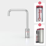 Quooker Nordic square kokendwaterkraan opbouw uitloop draaibaar met Combi reservoir & Cube reservoir Chroom Quooker Quooker Nordic square kokendwaterkraan opbouw uitloop draaibaar met Combi reservoir & Cube reservoir Chroom