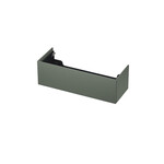 INK Push-to-open Wastafelonderkast - 120x45x37.6cm - 1 lade - Push-to-open - recht opdekfront - MDF lak Mat beton groen INK INK Push-to-open Wastafelonderkast - 120x45x37.6cm - 1 lade - Push-to-open - recht opdekfront - MDF lak Mat beton groen