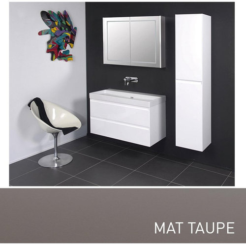 INK wastafelonderkast 100x52x45cm 2 lades greeploos gelakt INK INK wastafelonderkast 100x52x45cm 2 lades greeploos gelakt