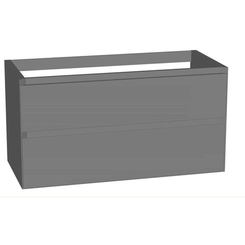 INK wastafelonderkast 60x52x45cm 2 lades greeploos gelakt INK INK wastafelonderkast 60x52x45cm 2 lades greeploos gelakt