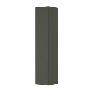 INK Hoge Badkamerkast - 35x35x169cm - 1 deur - links en rechtsdraaiend - greeploos - MDF lak Mat beton groen