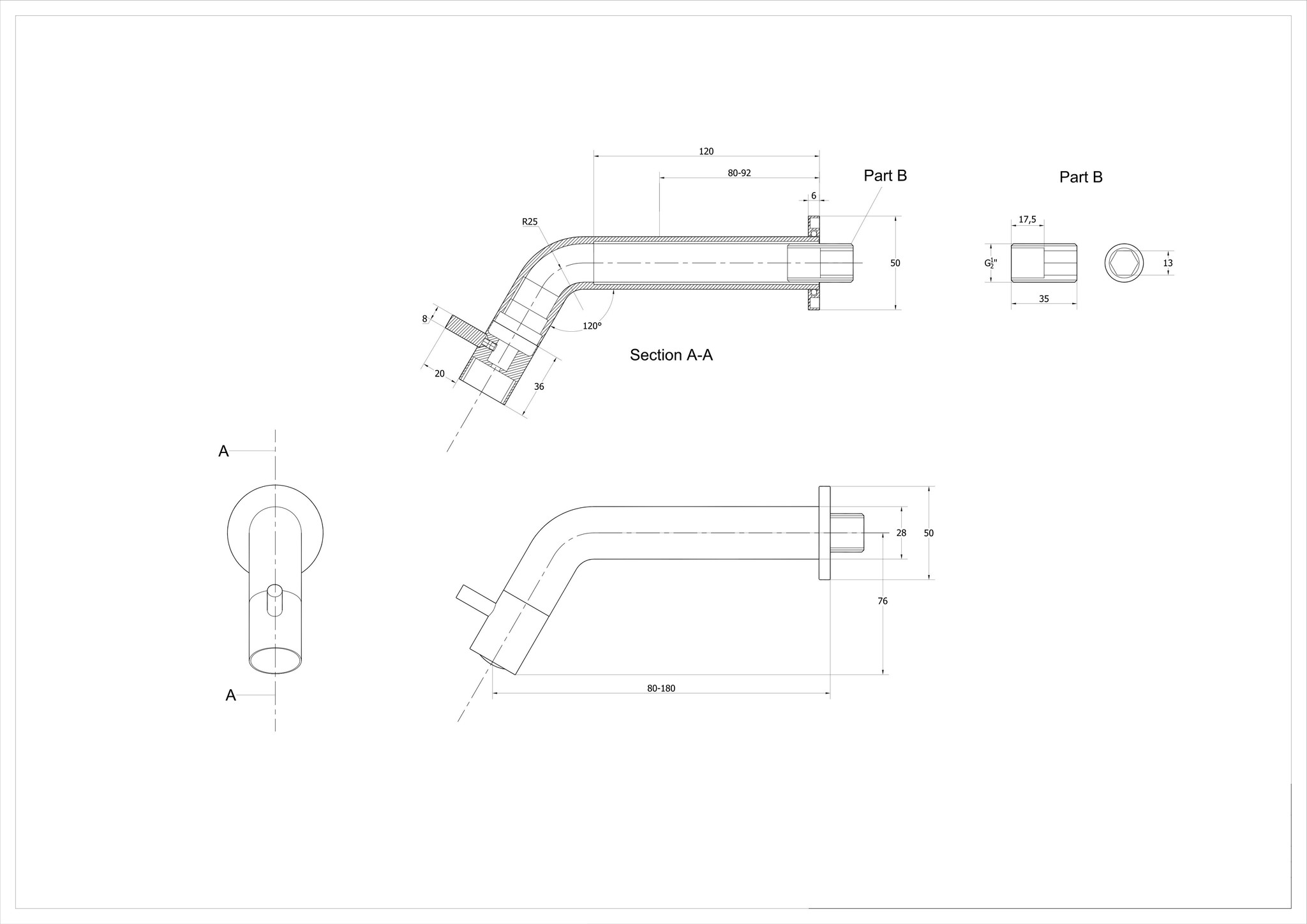 INK 3A Fonteinkraanset - wandFonteinkraan - always open - plug en ...