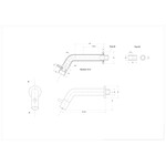 INK Fonteinkraan - 18cm - inbouw - inkortbaar - messing Chroom INK INK Fonteinkraan - 18cm - inbouw - inkortbaar - messing Chroom