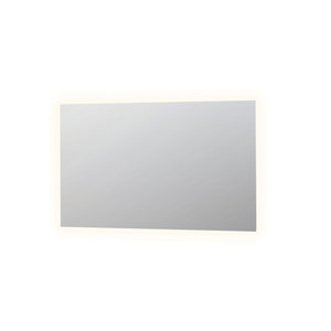 INK SP5 Spiegel - 140x4x80cm - LED rondom - colour changing - dimbaar - aluminium Zilver - alu frame incl. indirecte led verlichting rondom en sensorschakelaar