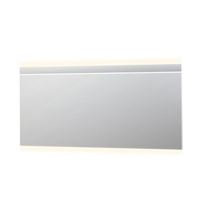 INK SP6 Spiegel - 180x4x80cm - LED horizontaal - boven en onder - colour changing - dimbaar - aluminium Zilver