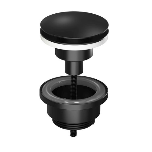 INK Afvoerplug Klikwaste Mat zwart INK INK Afvoerplug Klikwaste Mat zwart