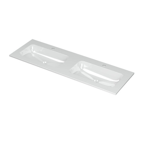 INK Aspekt wastafel | 140 | 2 wasbakken | Links en Rechts | 2 kraangaten | Glans wit INK INK Aspekt wastafel | 140 | 2 wasbakken | Links en Rechts | 2 kraangaten | Glans wit