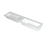 INK Kraft wastafel | 180 | 2 wasbakken | Links en Rechts | 2 kraangaten | Glans Wit INK INK Kraft wastafel | 180 | 2 wasbakken | Links en Rechts | 2 kraangaten | Glans Wit