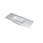 INK Faktor wastafel | 120 | 1 wasbak | Midden | 0 kraangaten | Mat wit INK INK Faktor wastafel | 120 | 1 wasbak | Midden | 0 kraangaten | Mat wit