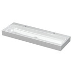 INK Unit wastafel | 120 | 1 wasbak | Midden | 2 kraangaten | Glans wit INK INK Unit wastafel | 120 | 1 wasbak | Midden | 2 kraangaten | Glans wit