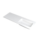 INK Faktor wastafel | 140 | 1 wasbak | Rechts | 1 kraangat | Mat wit INK INK Faktor wastafel | 140 | 1 wasbak | Rechts | 1 kraangat | Mat wit