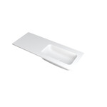 INK Faktor wastafel | 120 | 1 wasbak | Rechts | 0 kraangaten | Mat wit INK INK Faktor wastafel | 120 | 1 wasbak | Rechts | 0 kraangaten | Mat wit