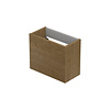 INK Fineer Fonteinonderkast - 36x18x27cm - greeploos - 1 deur - links en rechtsdraaiend - MDF - Fineer Natur
