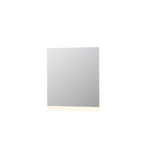 INK SP3 Spiegel - 80x4x80cm - LED colour changing - dimbaar - aluminium - Zilver - inclusief boven of onder LED verlichting en sensorschakelaar (omkeerbaar)
