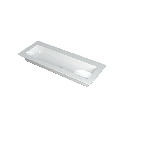 INK Kraft wastafel | 120 | 1 wasbak | Midden | 0 kraangaten | Glans Wit INK INK Kraft wastafel | 120 | 1 wasbak | Midden | 0 kraangaten | Glans Wit