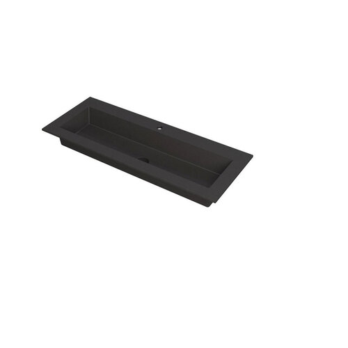 INK Kraft wastafel | 120 | 1 wasbak | Midden | 1 kraangat | Zwart INK INK Kraft wastafel | 120 | 1 wasbak | Midden | 1 kraangat | Zwart