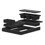 INK lade - indeling model L - zwarte antislip mat - Antraciet INK INK lade - indeling model L - zwarte antislip mat - Antraciet