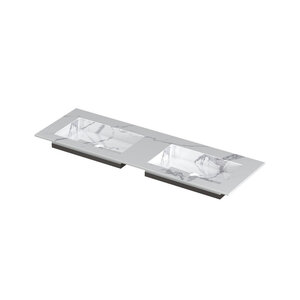 INK INK Post wastafel | 140 | 2 wasbakken | Links en Rechts | 0 kraangaten | Statuario glans INK Post wastafel | 140 | 2 wasbakken | Links en Rechts | 0 kraangaten | Statuario glans