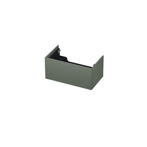 INK Push-to-open Wastafelonderkast - 80x45x37.6cm - 1 lade - Push-to-open - recht opdekfront - MDF lak - Mat beton groen INK INK Push-to-open Wastafelonderkast - 80x45x37.6cm - 1 lade - Push-to-open - recht opdekfront - MDF lak - Mat beton groen