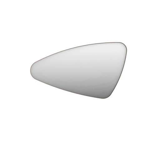 INK SP22 Spiegel - 120x4x70cm - organisch - in stalen kader - links Aluminium - koper geborsteld INK INK SP22 Spiegel - 120x4x70cm - organisch - in stalen kader - links Aluminium - koper geborsteld