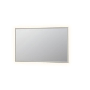 INK SP7 Spiegel - 140x3x80cm - LED rondom - gematteerd - colour changing - dimbaar - aluminium - Zilver