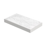 INK Tilo Contra Tegelframe - 40x22x4cm - watervaste constructieplaat tegel - staal - Mat wit marmer INK INK Tilo Contra Tegelframe - 40x22x4cm - watervaste constructieplaat tegel - staal - Mat wit marmer