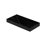 INK Tilo Versus Tegelframe - 36x18x4cm - watervaste constructieplaat tegel - staal mat zwart marmer INK INK Tilo Versus Tegelframe - 36x18x4cm - watervaste constructieplaat tegel - staal mat zwart marmer