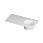 INK UFO wastafel | 100 | 1 wasbak | Rechts | 1 kraangat | Glans wit INK INK UFO wastafel | 100 | 1 wasbak | Rechts | 1 kraangat | Glans wit