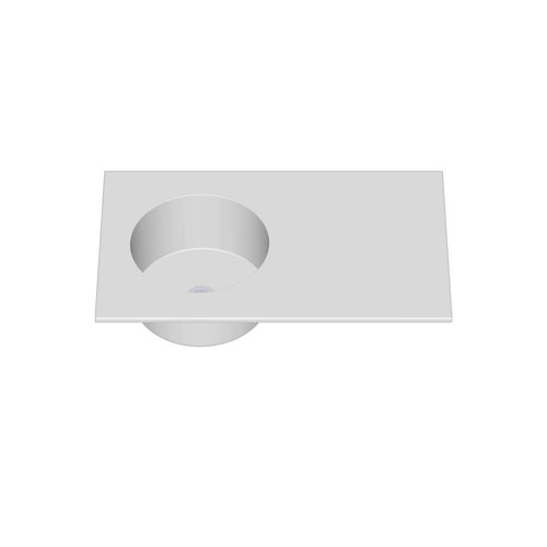 INK UFO wastafel | 80 | 1 wasbak | Links | 0 kraangaten | Glans wit INK INK UFO wastafel | 80 | 1 wasbak | Links | 0 kraangaten | Glans wit