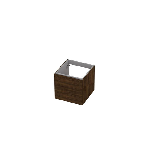 INK UFO Wastafelonderkast - 48x48x45cm - 1 lade - met greep - MFC - Koper eiken INK INK UFO Wastafelonderkast - 48x48x45cm - 1 lade - met greep - MFC - Koper eiken