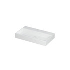INK United wastafel - 80x45x11cm - 1 wasbak - 0 kraangaten - Porselein - Glans wit INK United wastafel - 80x45x11cm - 1 wasbak - 0 kraangaten - Porselein - Glans wit